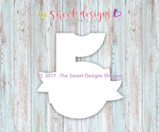 Cookie Cutters - Numbers with Ribbon Set - Cookie Cutters - The Sweet Designs Shoppe - TSDS - - #1,#2,#3,#4,#5,#6,#7,#8,#9,ALL,Birthday,Cookie Cutter,Customize,Font,Fonts,lettering,number,numbers,numberset,Promocode,regular sets,school,set,STL,text