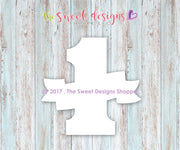 Cookie Cutters - Numbers with Ribbon Set - Cookie Cutters - The Sweet Designs Shoppe - TSDS - - #1,#2,#3,#4,#5,#6,#7,#8,#9,ALL,Birthday,Cookie Cutter,Customize,Font,Fonts,lettering,number,numbers,numberset,Promocode,regular sets,school,set,STL,text