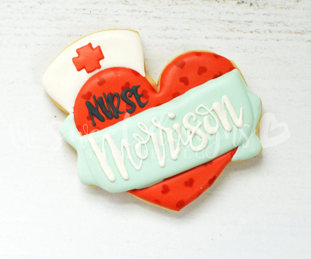 Cookie Cutters - Nurse Heart - Cookie Cutter - The Sweet Designs Shoppe - - 2019, ALL, Cookie Cutter, Doctor, MEDICAL, MEDICINE, NURSE, NURSE APPRECIATION, Promocode