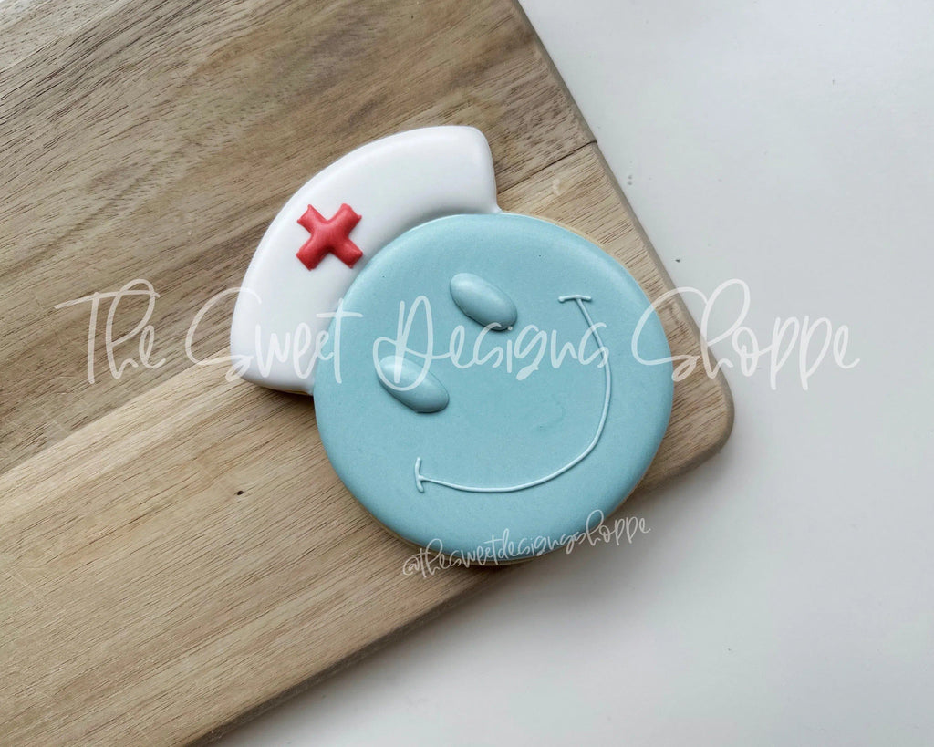 Cookie Cutters - Nurse Smiley Face - Cookie Cutter - The Sweet Designs Shoppe - - ALL, Cookie Cutter, emogi, MEDICAL, MEDICINE, Misc, Miscelaneous, Miscellaneous, Nurse, Nurse Appreciation, Promocode