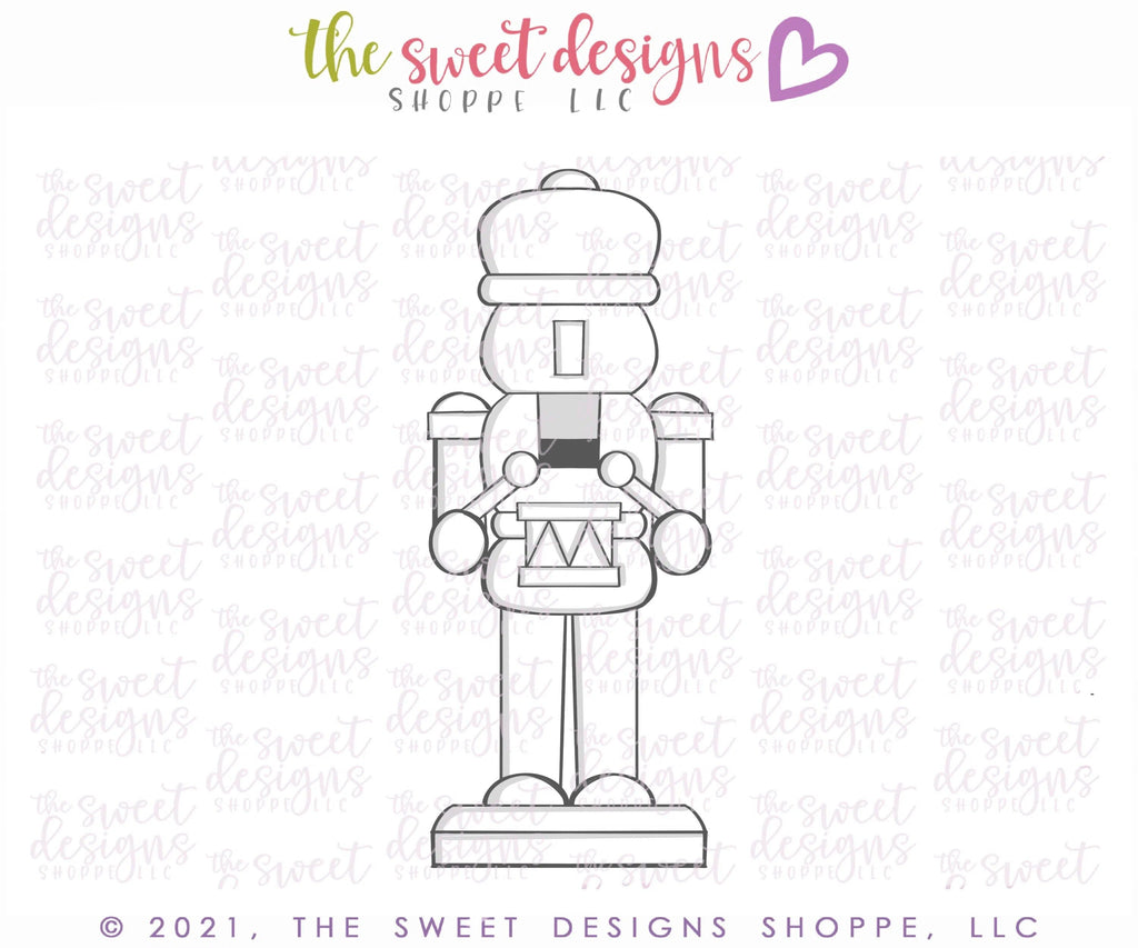 Cookie Cutters - Nutcracker with Drum - Cookie Cutter - The Sweet Designs Shoppe - TSDS - - ALL,Christmas,Christmas / Winter,Christmas Cookies,Cookie Cutter,home,Promocode