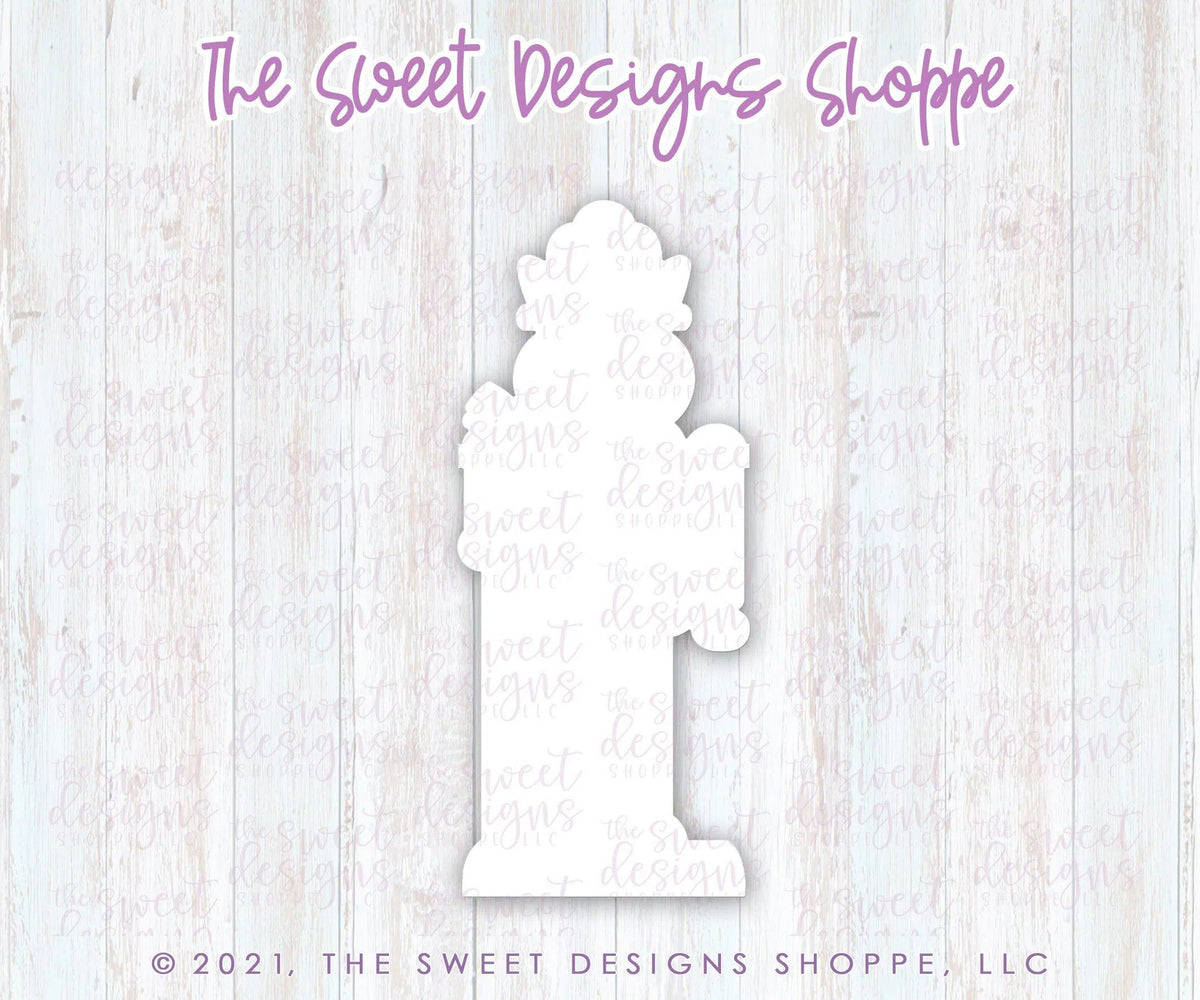 Cookie Cutters - Nutcracker with Scepter - Cookie Cutter - The Sweet Designs Shoppe - TSDS - - ALL,Christmas,Christmas / Winter,Christmas Cookies,Cookie Cutter,home,Promocode,STL