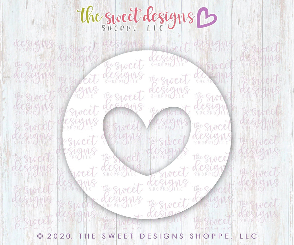 Cookie Cutters - O Heart - Cookie Cutter - The Sweet Designs Shoppe - - ALL, basic, Basic Shapes, Basic Shapes Love Valentines, BasicShapes, Cookie Cutter, Donut, Food, Food and Beverage, Food beverages, Plaque, Plaques, PLAQUES HANDLETTERING, Promocode, valentines