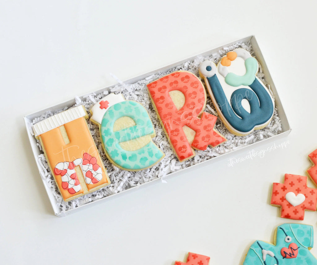 Cookie Cutters - O in HERO - Cookie Cutter - The Sweet Designs Shoppe - TSDS - - 041120,ALL,Cookie Cutter,Doctor,letter,Lettering,Letters,letters and numbers,MEDICAL,MEDICINE,NURSE,NURSE APPRECIATION,Promocode,text