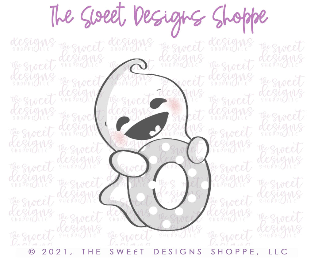 Cookie Cutters - O Peeking Ghost 1 - Cookie Cutter - Sweet Designs Shoppe - - ALL, Boo, Cookie Cutter, Fall / Halloween, Ghost, halloween, Promocode