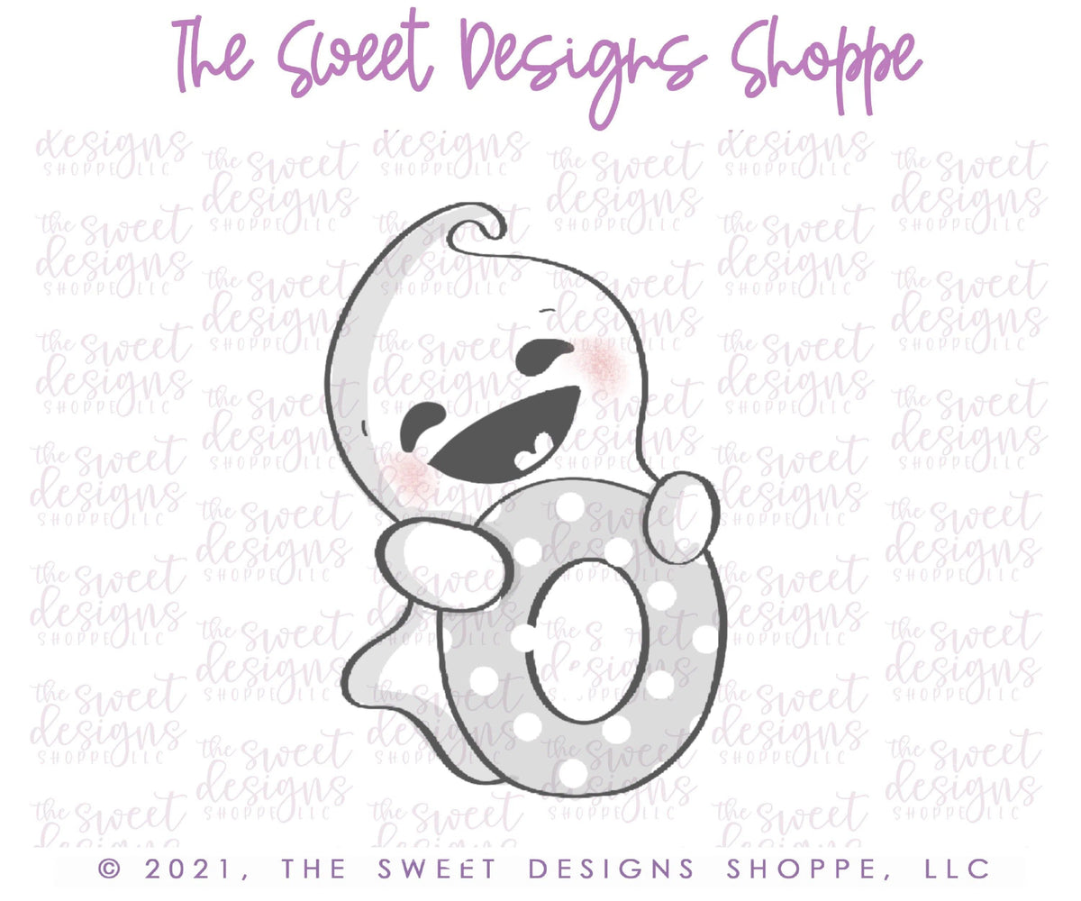 Cookie Cutters - O Peeking Ghost 1 - Cookie Cutter - The Sweet Designs Shoppe - TSDS - - ALL,Boo,Cookie Cutter,Fall / Halloween,Ghost,halloween,Promocode,STL