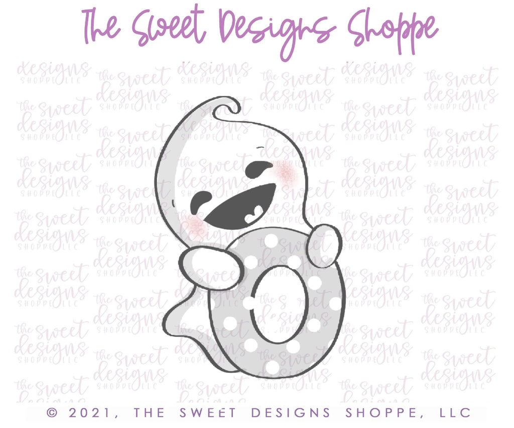 Cookie Cutters - O Peeking Ghost 1 - Cookie Cutter - The Sweet Designs Shoppe - TSDS - - ALL,Boo,Cookie Cutter,Fall / Halloween,Ghost,halloween,Promocode