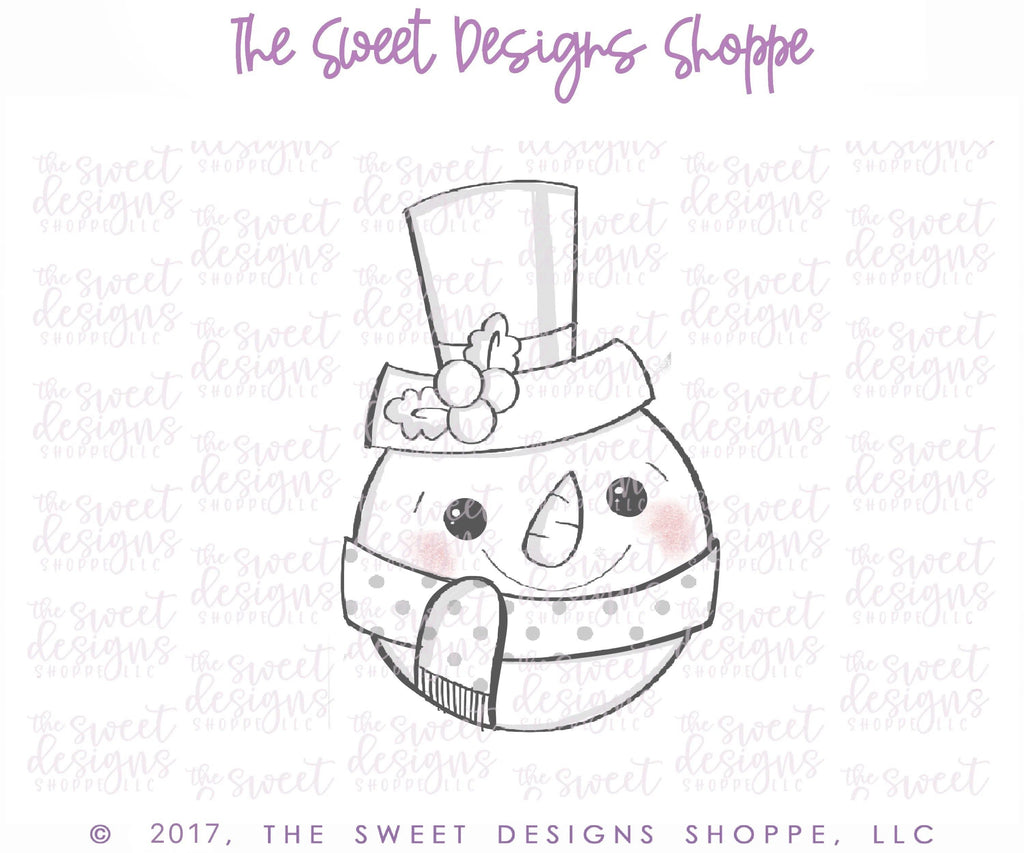 Cookie Cutters - O Snowman - Cookie Cutter - The Sweet Designs Shoppe - - ALL, Christmas, Christmas / Winter, Cookie Cutter, Fonts, Frosty, Joy, Noel, Promocode, Snow, Winter