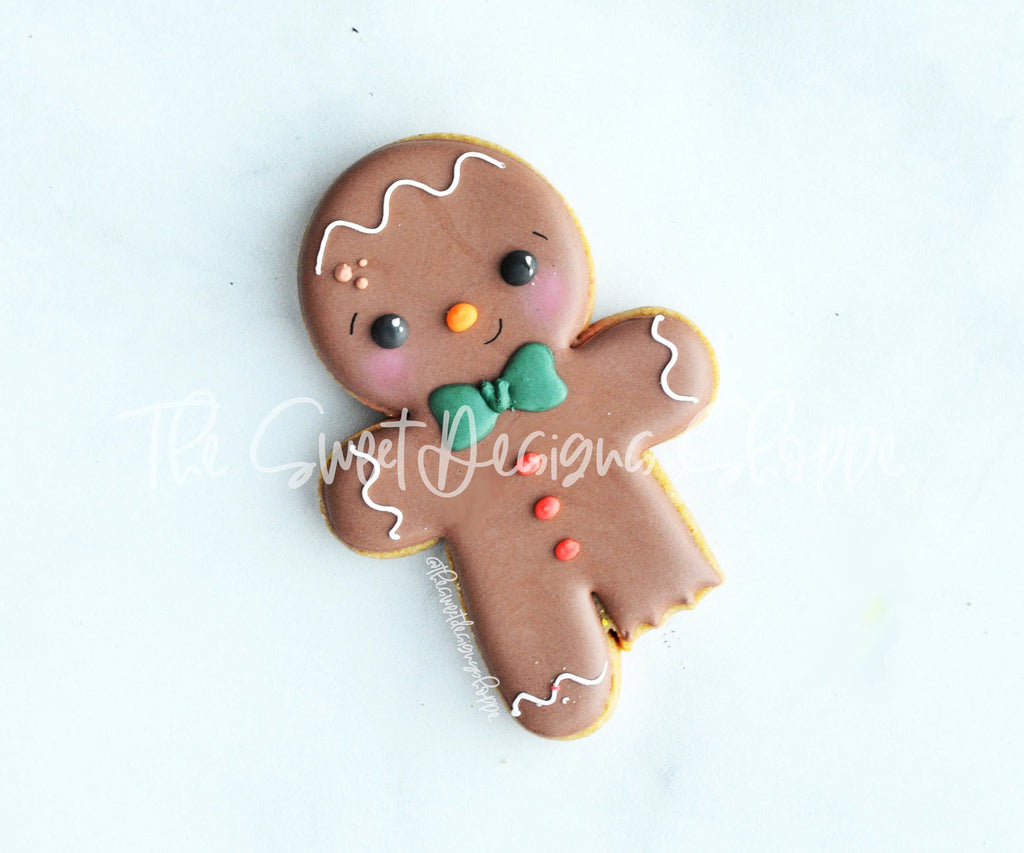 Cookie Cutters - Oh Snap Ginger Cookie - Cookie Cutter - The Sweet Designs Shoppe - - ALL, Christmas, Christmas / Winter, Christmas Cookies, Cookie Cutter, Ginger boy, Ginger bread, Ginger girl, gingerbread, Promocode