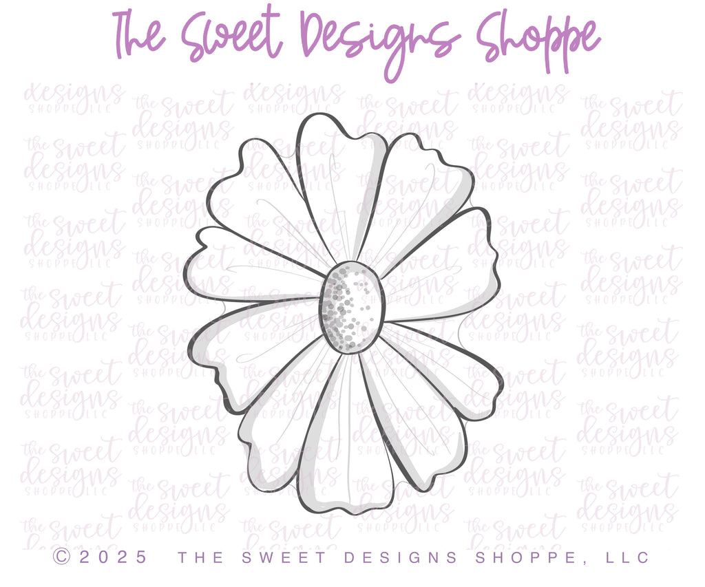 Cookie Cutters - Oval Daisy - Cookie Cutter - The Sweet Designs Shoppe - TSDS - - ALL,Cookie Cutter,Easter,Easter / Spring,Leaves,Leaves and Flowers,mother,mothers,Mothers Day,Nurse,Nurse Appreciation,Promocode,STL,Teacher,Teacher Appreciation,Trees Leaves and Flowers,valentine,Valentine's,Wedding,Woodlands Leaves and Flowers