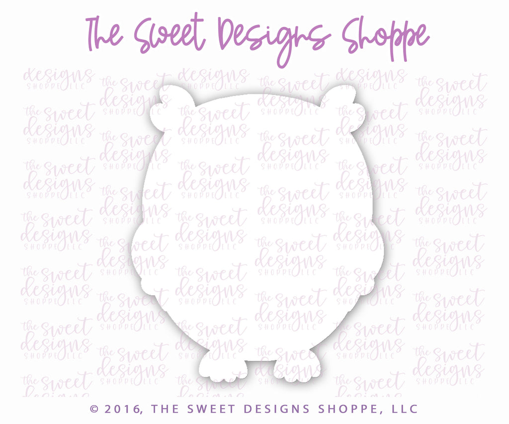 Cookie Cutters - Owl v2- Cookie Cutter - The Sweet Designs Shoppe - TSDS - - ALL,Animal,Animals,Animals and Insects,Cookie Cutter,Fall,Fall / Thanksgiving,Fall Halloween,Halloween,Owl,Promocode,Woodland
