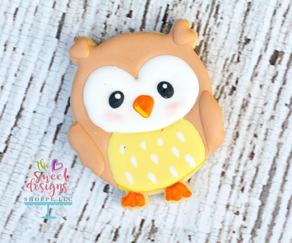 Cookie Cutters - Owl v2- Cookie Cutter - The Sweet Designs Shoppe - TSDS - - ALL,Animal,Animals,Animals and Insects,Cookie Cutter,Fall,Fall / Thanksgiving,Fall Halloween,Halloween,Owl,Promocode,Woodland