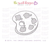 Cookie Cutters - Paint Palette - Cookie Cutter - The Sweet Designs Shoppe - TSDS - - ALL,back to school,Cookie Cutter,Grad,graduations,office,Promocode,School,School / Graduation,school supplies,STL