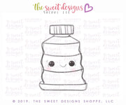 Cookie Cutters - Paint Tube - Cookie Cutter - The Sweet Designs Shoppe - TSDS - - ALL,art,back to school,Cookie Cutter,Food,Grad,graduations,office,palette,Promocode,School,School / Graduation,school supplies,STL