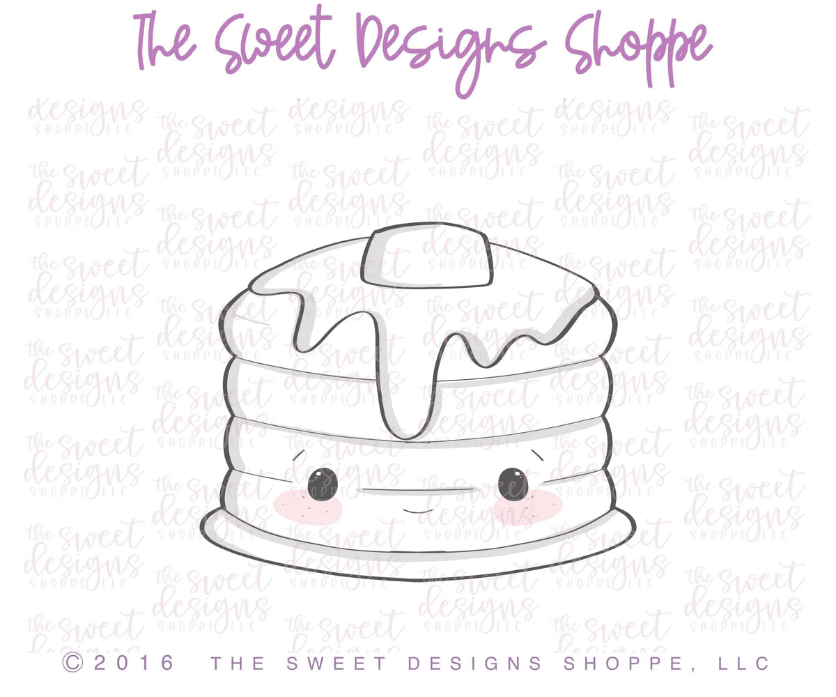 Cookie Cutters - Pancakes V2 - Cookie Cutter - The Sweet Designs Shoppe - TSDS - - ALL,Cookie Cutter,Cute couple,Cute Couples,Food,Food & Beverages,Food and Beverage,Pancakes,Promocode,Sweets,Syrup,Valentines