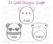 Cookie Cutters - Panda Bear Plush - Cookie Cutter - The Sweet Designs Shoppe - TSDS - - ALL,Animal,Animals,Baby / Kids,baby toys,Bear,Cookie Cutter,kid,kids,Kids / Fantasy,Plush,Promocode,STL,toy,toys,valentine,valentines,wobble,Wobbly