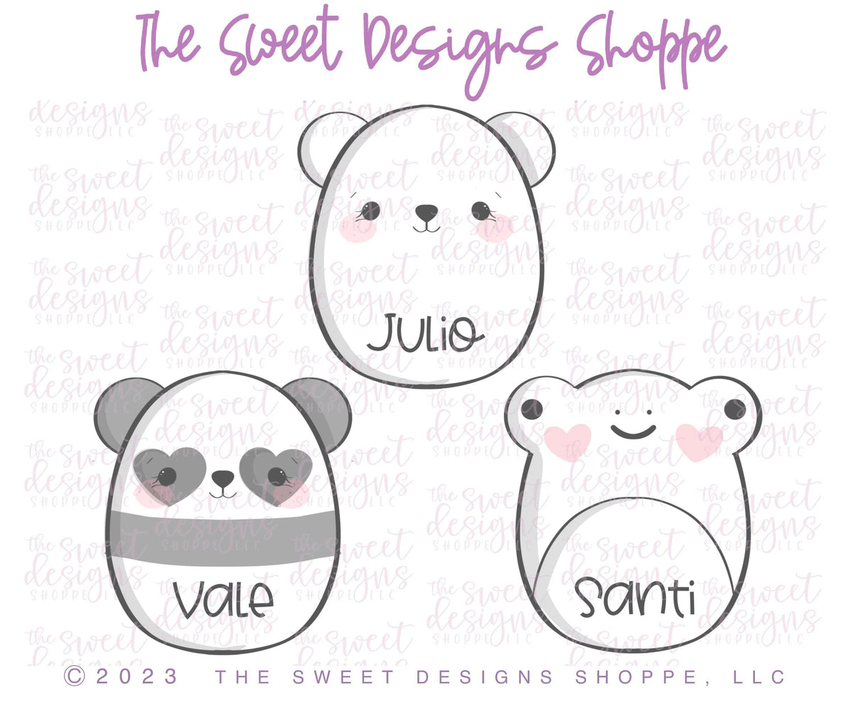 Cookie Cutters - Panda Bear Plush - Cookie Cutter - The Sweet Designs Shoppe - TSDS - - ALL,Animal,Animals,Baby / Kids,baby toys,Bear,Cookie Cutter,kid,kids,Kids / Fantasy,Plush,Promocode,STL,toy,toys,valentine,valentines,wobble,Wobbly