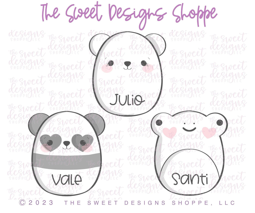 Cookie Cutters - Panda Bear Plush - Cookie Cutter - The Sweet Designs Shoppe - TSDS - - ALL,Animal,Animals,Baby / Kids,baby toys,Bear,Cookie Cutter,kid,kids,Kids / Fantasy,Plush,Promocode,toy,toys,valentine,valentines,wobble,Wobbly