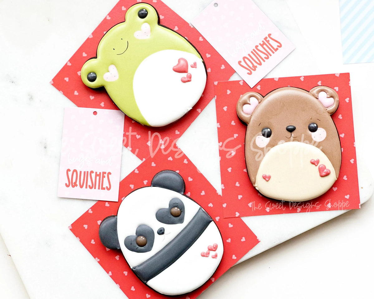 Cookie Cutters - Panda Bear Plush - Cookie Cutter - The Sweet Designs Shoppe - TSDS - - ALL,Animal,Animals,Baby / Kids,baby toys,Bear,Cookie Cutter,kid,kids,Kids / Fantasy,Plush,Promocode,STL,toy,toys,valentine,valentines,wobble,Wobbly