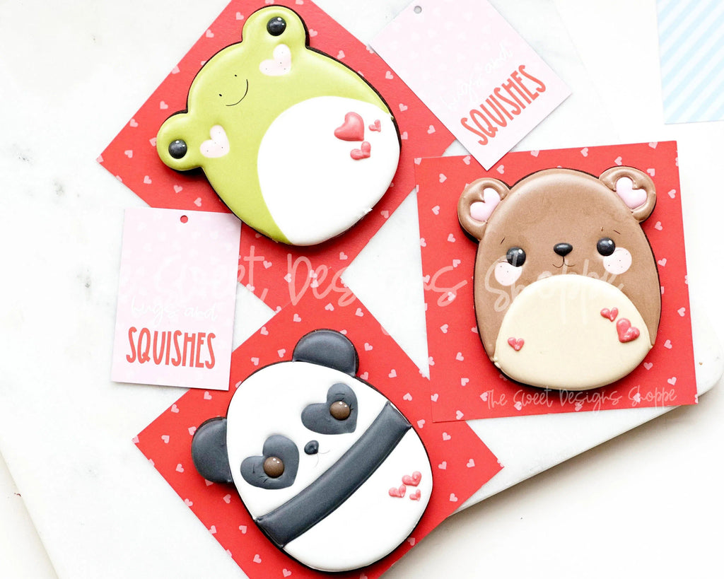 Cookie Cutters - Panda Bear Plush - Cookie Cutter - The Sweet Designs Shoppe - TSDS - - ALL,Animal,Animals,Baby / Kids,baby toys,Bear,Cookie Cutter,kid,kids,Kids / Fantasy,Plush,Promocode,toy,toys,valentine,valentines,wobble,Wobbly