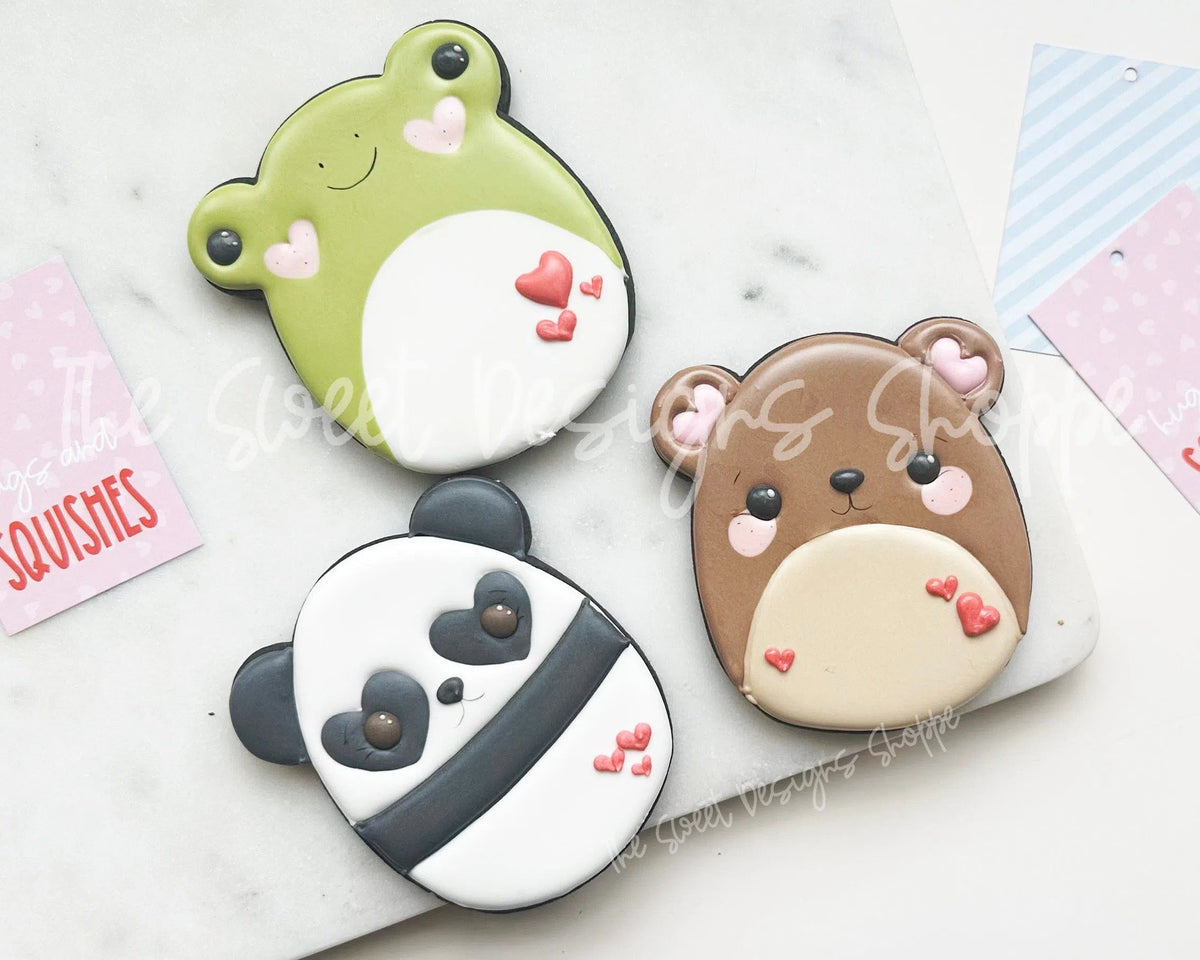 Cookie Cutters - Panda Bear Plush - Cookie Cutter - The Sweet Designs Shoppe - TSDS - - ALL,Animal,Animals,Baby / Kids,baby toys,Bear,Cookie Cutter,kid,kids,Kids / Fantasy,Plush,Promocode,STL,toy,toys,valentine,valentines,wobble,Wobbly