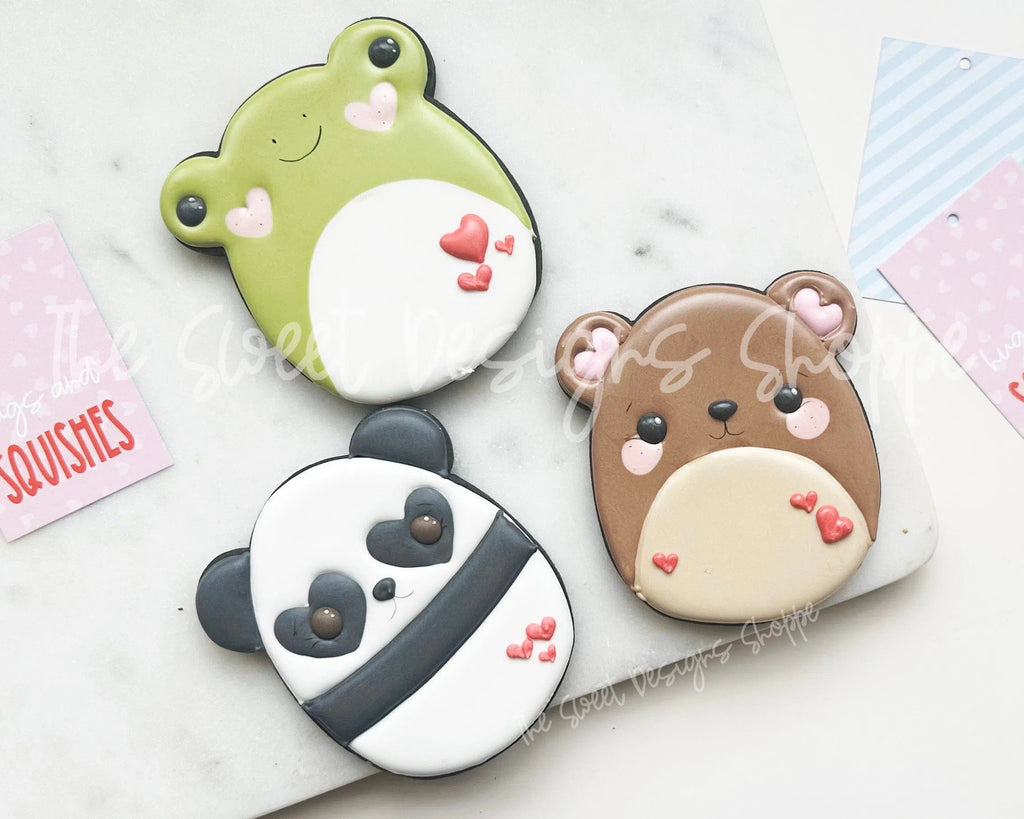 Cookie Cutters - Panda Bear Plush - Cookie Cutter - The Sweet Designs Shoppe - TSDS - - ALL,Animal,Animals,Baby / Kids,baby toys,Bear,Cookie Cutter,kid,kids,Kids / Fantasy,Plush,Promocode,toy,toys,valentine,valentines,wobble,Wobbly