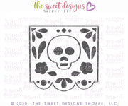 Cookie Cutters - Papel Picado - Cookie Cutter - The Sweet Designs Shoppe - TSDS - - ALL,Cookie Cutter,Day of the dead,Day of the Death,Decorate,Decorating,Decoration,Dia de los Muertos,Dia de Muertos,halloween,Mexico,Plaque,Plaques,Promocode,STL