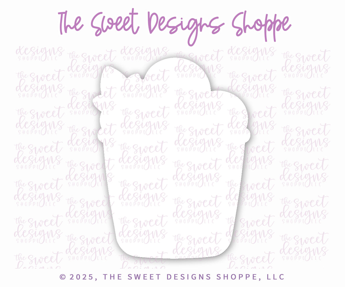 Cookie Cutters - Paper Coffee with Leaf - Cookie Cutter - The Sweet Designs Shoppe - TSDS - - ALL,Coffee,coffee paper cup,coffee with leaf,Cookie Cutter,Fall / Thanksgiving,Misc,Miscellaneous,paper coffee with leaf,Promocode,STL