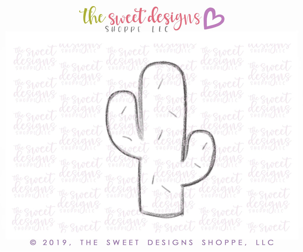 Cookie Cutters - Party Cactus - Cookie Cutter - The Sweet Designs Shoppe - - ALL, Cactus, Christmas / Winter, Cookie Cutter, Mexico, Nature, Promocode, Trees Leaves and Flowers