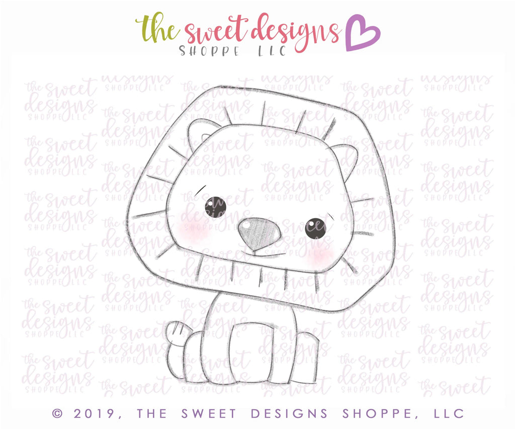 Cookie Cutters - Party Lion - Cookie Cutter - The Sweet Designs Shoppe - TSDS - - ALL,animal,Animals,Cookie Cutter,party,party animal collection,party animals,Promocode,wild