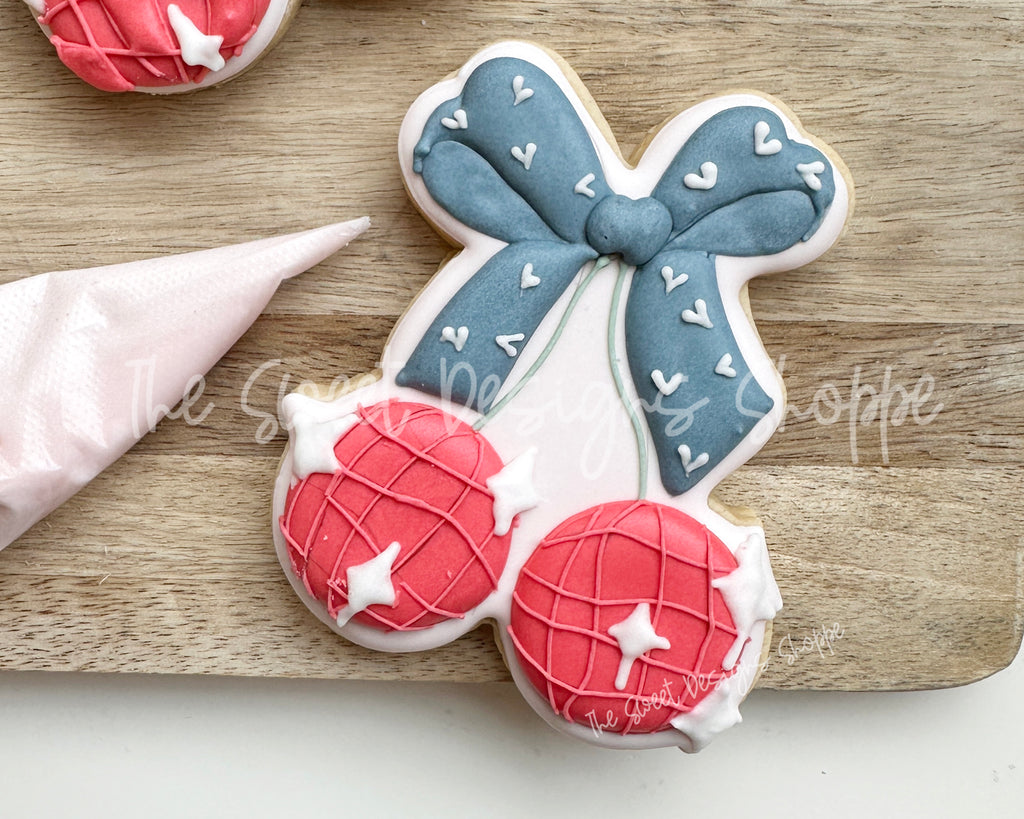 Cookie Cutters - Patriotic Cherry - Cookie Cutter - The Sweet Designs Shoppe - TSDS - - 4th,4th July,4th of July,ALL,Bow,Cookie Cutter,Disco,Discoballs,Food,Food and Beverage,Food beverages,fruit,fruits,Fruits and Vegetables,Patriotic,Promocode,USA
