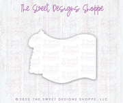 Cookie Cutters - Patriotic Flag with Bow - Cookie Cutter - The Sweet Designs Shoppe - TSDS - - 4th,4th July,4th of July,ALL,Banner,Cookie Cutter,fourth of July,Independence,New Year,Patriotic,Patriotric,Promocode,STL,USA