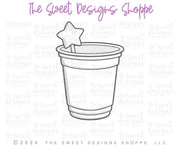 Cookie Cutters - Patriotic Red Cup - Cookie Cutter - The Sweet Designs Shoppe - TSDS - - 4th,4th July,4th of July,ALL,Birthday,Cookie Cutter,Food and Beverage,Food beverages,happybirthdday,Party,Patriotic,Patriotric,pool party,Promocode,STL,USA
