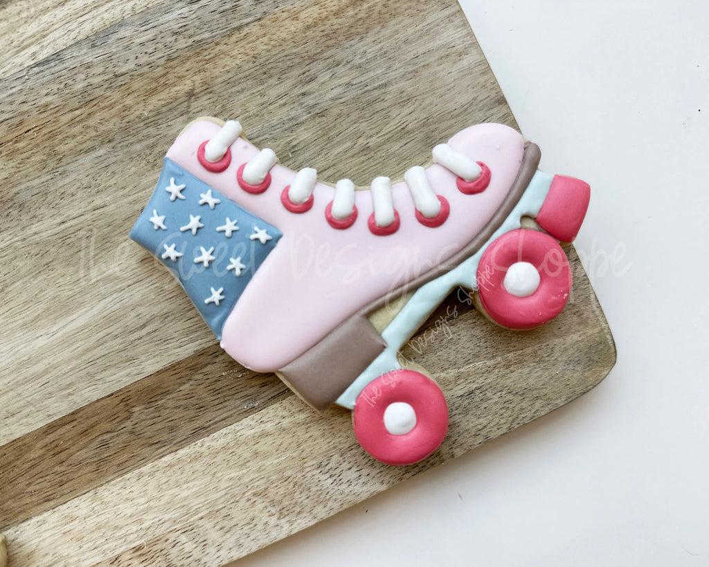 Cookie Cutters - Patriotic Roller Skates - Cookie Cutter - The Sweet Designs Shoppe - TSDS - - 4th,4th July,4th of July,Accesories,ALL,Barbie,Cookie Cutter,Hobbies,kids,Kids / Fantasy,Patriotic,Promocode,sport,sports,Summer,USA