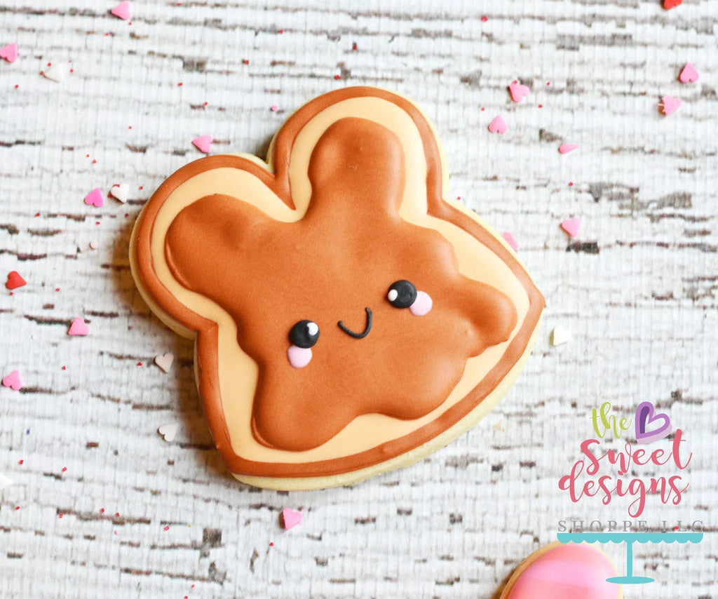 Cookie Cutters - Peanut Butter Bread v2- Cutter - Sweet Designs Shoppe - - ALL, Bread, Cookie Cutter, Cute couple, Cute Couples, Food, Food & Beverages, Food and Beverage, Promocode, Valentines
