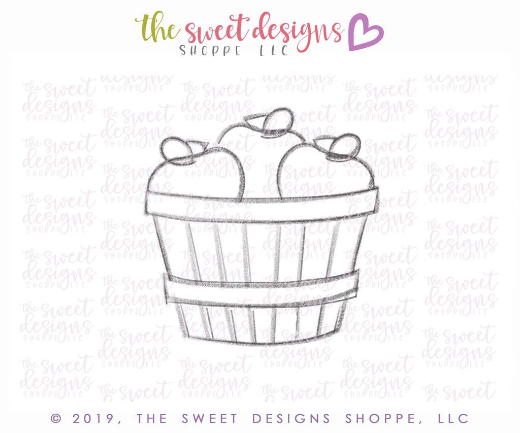 Cookie Cutters - Peck Basket - Cookie Cutter - The Sweet Designs Shoppe - TSDS - - ALL,Carrot,Cookie Cutter,Easter / Spring,Fall / Halloween,Fall / Thanksgiving,Food,Food & Beverages,Fruits and Vegetables,Halloween,Promocode,STL,Vegetable