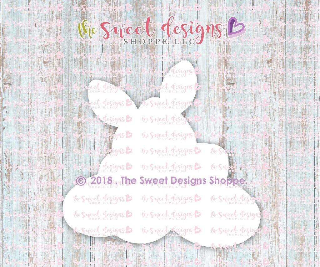 Cookie Cutters - Peeking Bunny Plaque 2018 - Cookie Cutter - The Sweet Designs Shoppe - - ALL, Animal, Animals, Bear, Cookie Cutter, Easter, Personalized, Plaque, Promocode, Valentines