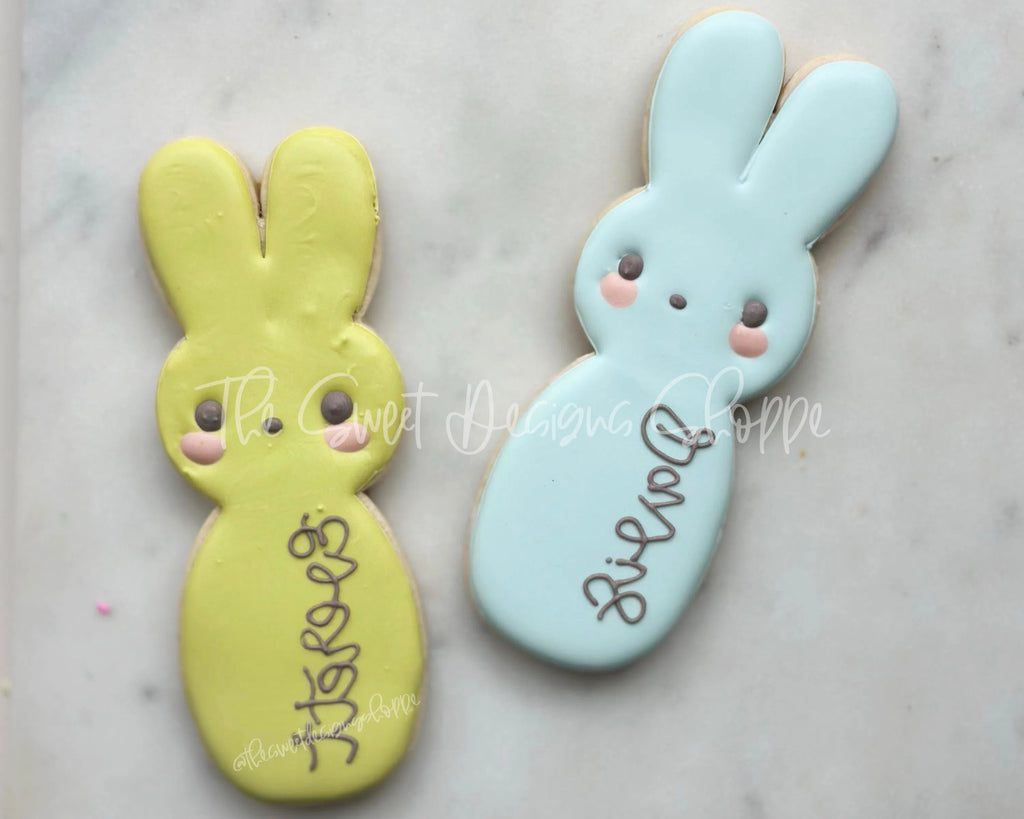 Cookie Cutters - Peeps Long and Skinny - Cookie Cutter - Sweet Designs Shoppe - One Size (5-3/4" Tall x 2" Wide) - ALL, Animal, Animals, Animals and Insects, Cookie Cutter, easter, Easter / Spring, peep, peeps, Promocode