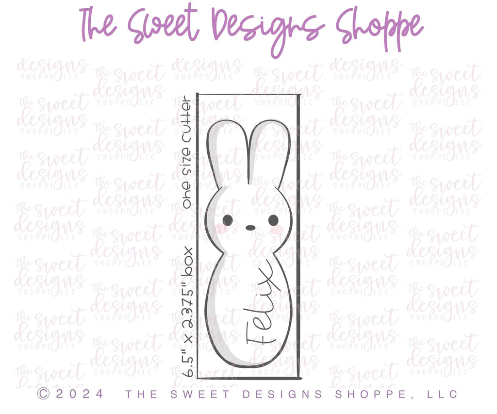 Cookie Cutters - Peeps Long and Skinny - Cookie Cutter - The Sweet Designs Shoppe - One Size (5-3/4" Tall x 2" Wide) - ALL, Animal, Animals, Animals and Insects, Cookie Cutter, easter, Easter / Spring, peep, peeps, Promocode