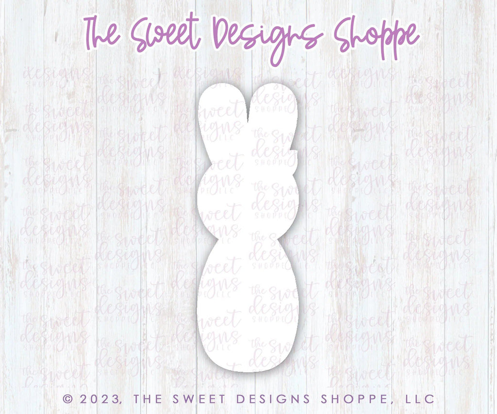 Cookie Cutters - Peeps Long and Skinny with bow- Cookie Cutter - The Sweet Designs Shoppe - TSDS - - ALL,Animal,Animals,Animals and Insects,Cookie Cutter,easter,Easter / Spring,peep,peeps,Promocode