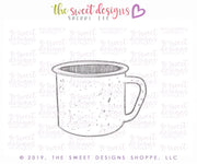 Cookie Cutters - Peltre Mug v2- Cookie Cutter - The Sweet Designs Shoppe - TSDS - - ALL,Clothing / Accessories,Cookie Cutter,Hobbies,Mexico,mug,mugs,Promocode,STL