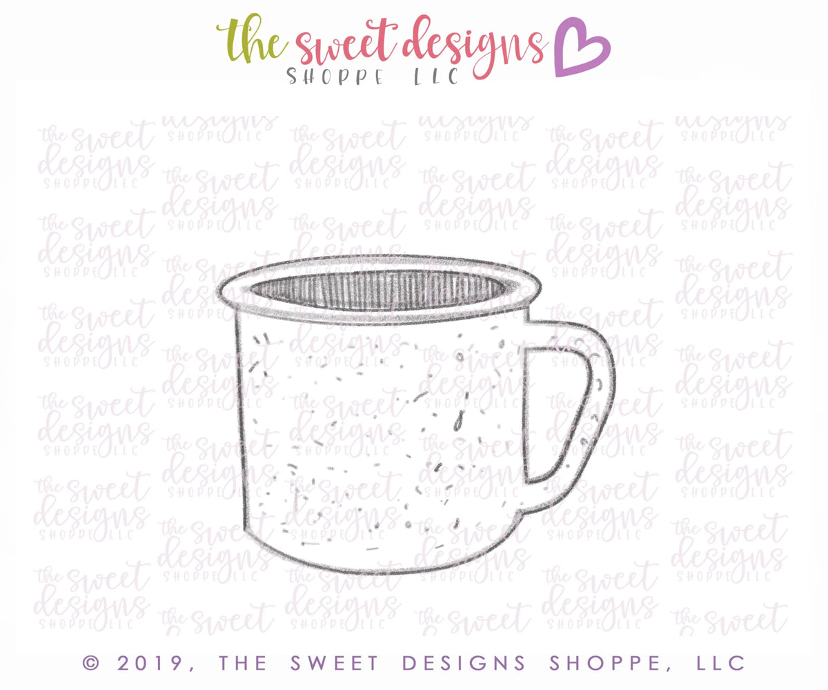 Cookie Cutters - Peltre Mug v2- Cookie Cutter - The Sweet Designs Shoppe - TSDS - - ALL,Clothing / Accessories,Cookie Cutter,Hobbies,Mexico,mug,mugs,Promocode,STL