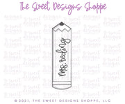 Cookie Cutters - Pencil Super Tall - Cookie Cutter - The Sweet Designs Shoppe - TSDS - - ALL,back to school,Cookie Cutter,Grad,graduations,Promocode,School,School / Graduation,School Bus,school supplies,STL