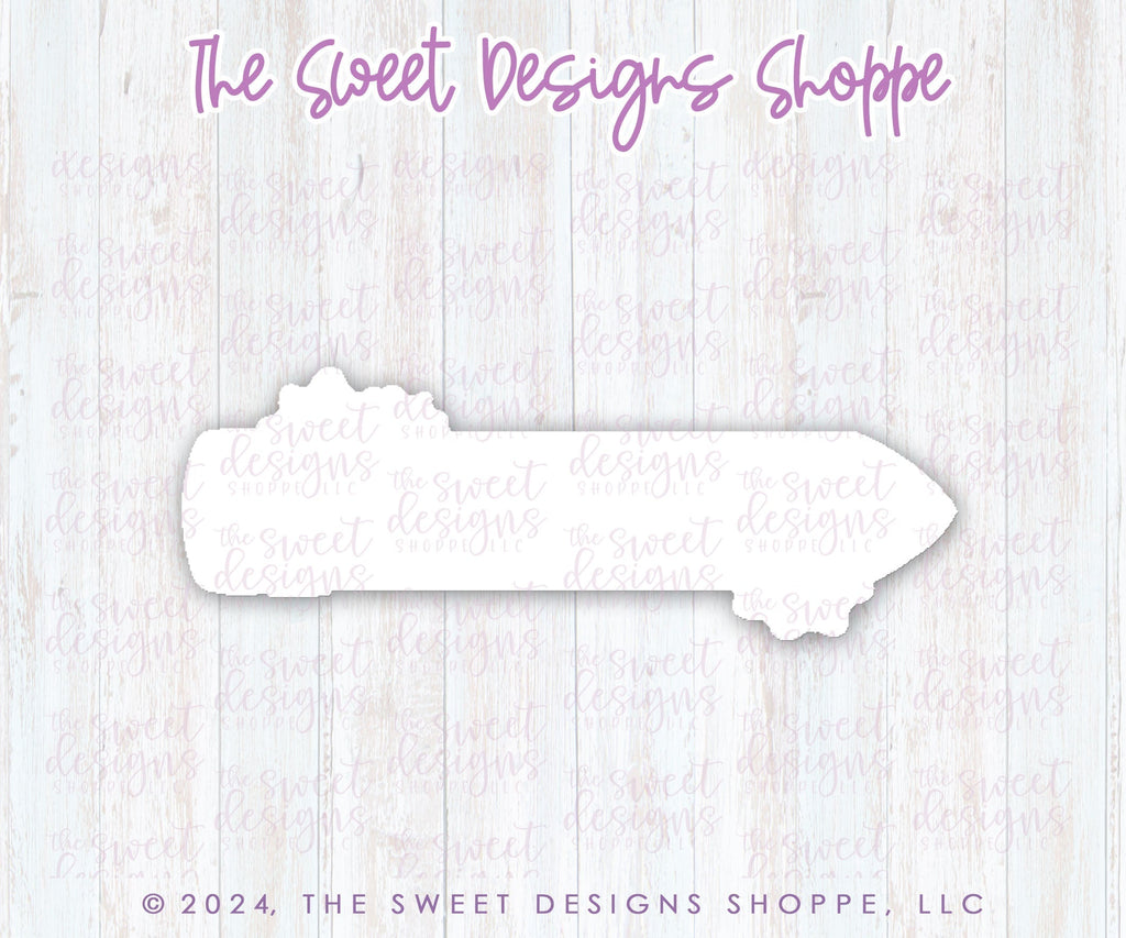 Cookie Cutters - Pencil with Daisies - Cookie Cutter - The Sweet Designs Shoppe - OneSize (5-3/4" Wide x 2" Tall) - ALL, back to school, Cookie Cutter, daisies, Daisy, Daisy collection, Plaque, Plaques, PLAQUES HANDLETTERING, Promocode, School, School / Graduation, school supplies, Teacher, Teacher Appreciation