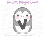 Cookie Cutters - Penguin Holding Heart - Cookie Cutter - The Sweet Designs Shoppe - TSDS - - ALL,Animal,Animals,Christmas,Christmas / Winter,Christmas Cookies,Cookie Cutter,modern,Promocode,STL,valentine,valentines