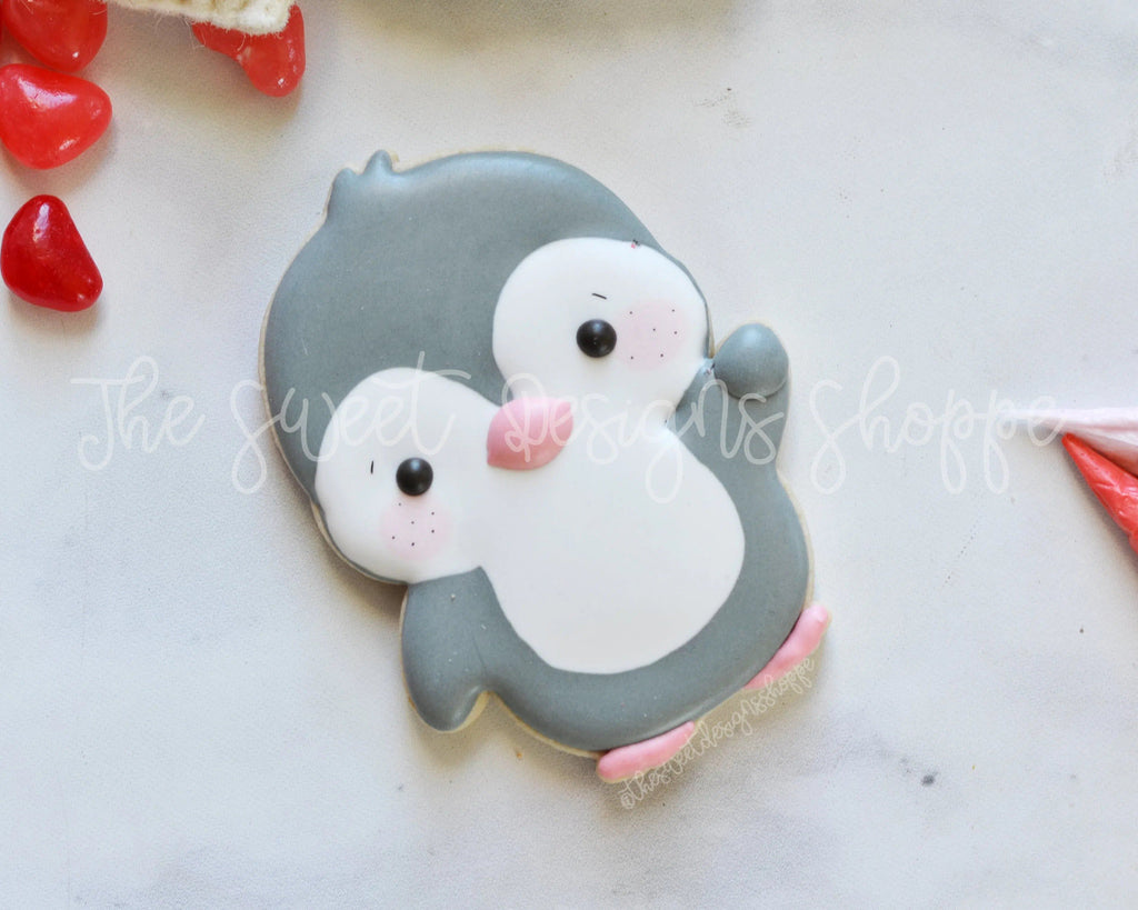 Cookie Cutters - Penguin with Balloon - Cookie Cutter - The Sweet Designs Shoppe - - ALL, Animal, Animals, Animals and Insects, Christmas, Christmas / Winter, Cookie Cutter, Promocode, valentine, valentines, Winter