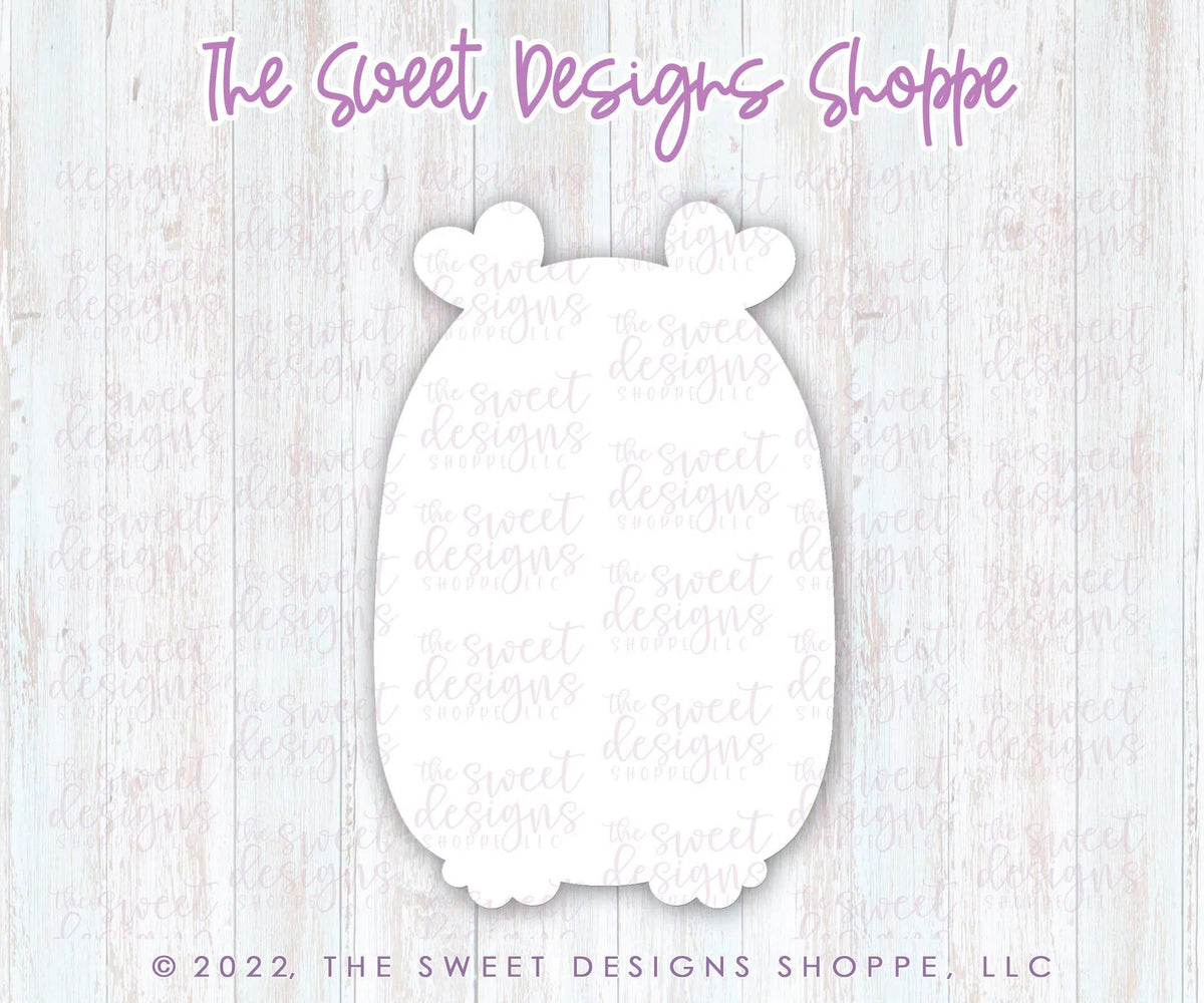 Cookie Cutters - Penguin with Heart Headband- Cookie Cutter - The Sweet Designs Shoppe - TSDS - - ALL,Animal,Animals,Christmas,Christmas / Winter,Christmas Cookies,Cookie Cutter,modern,Promocode,STL,valentine,valentines
