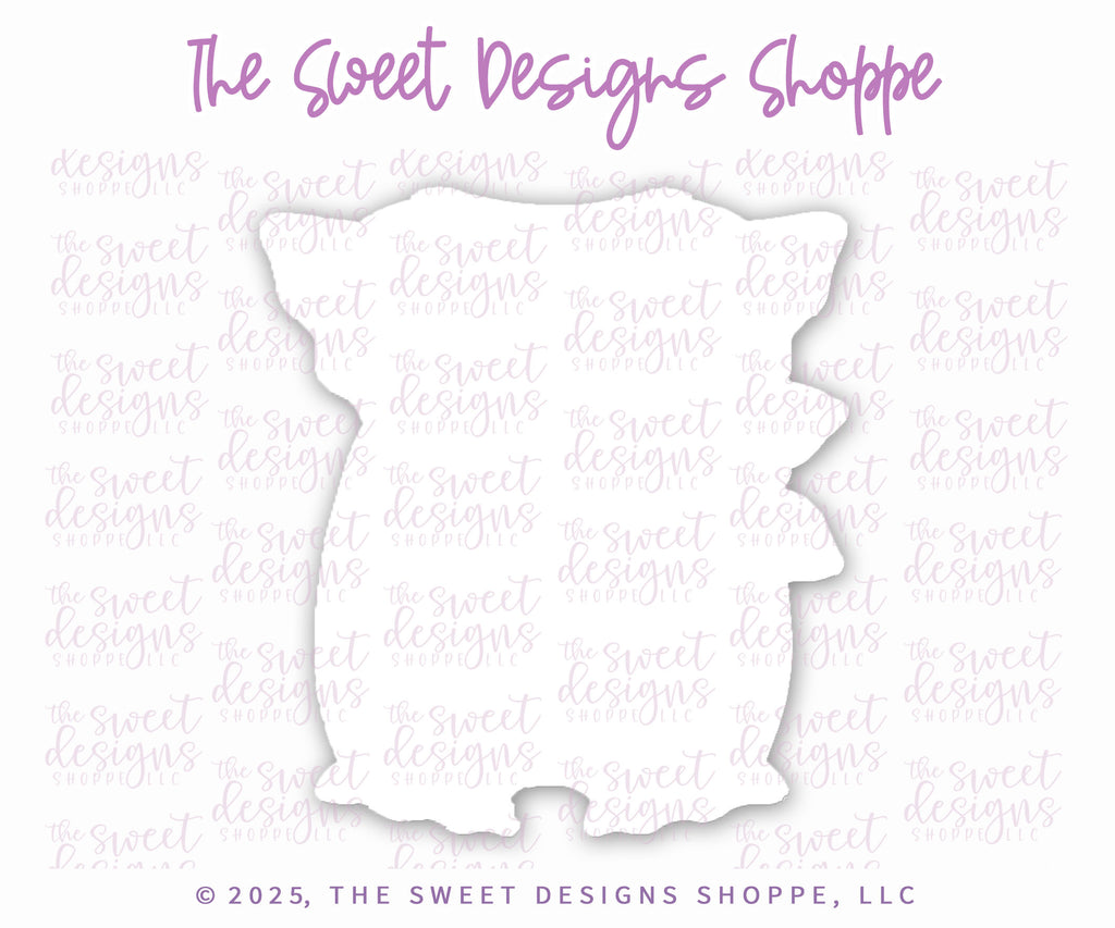 Cookie Cutters - Peony Baby Romper - Cookie Cutter - The Sweet Designs Shoppe - TSDS - - ALL,Baby,Baby / Kids,Baby Boy,baby girl,baby shower,baby toys,babyshower,Clothes,clothing,Clothing / Accessories,Cookie Cutter,Onesie,onsie,Promocode,STL