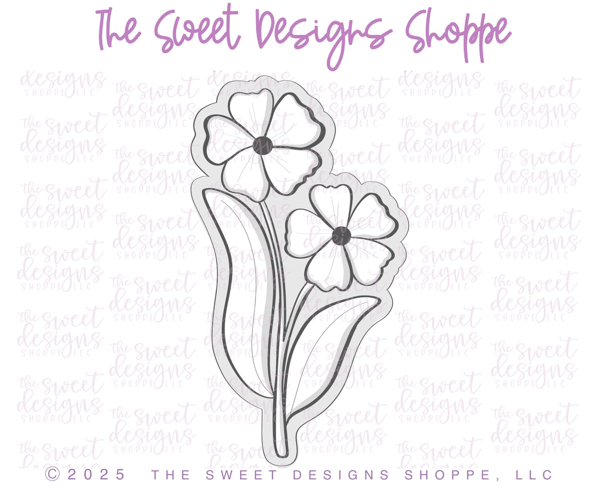 Cookie Cutters - Periwinkle for Bouquet - Cookie Cutter - The Sweet Designs Shoppe - TSDS - - ALL,Cookie Cutter,Leaves,Leaves and Flowers,mother,mothers,Mothers Day,Nature,Nurse,Nurse Appreciation,Promocode,STL,Teacher,Teacher Appreciation,Trees Leaves and Flowers,valentine,Valentine's,Wedding,Wedding Favors,Woodlands Leaves and Flowers