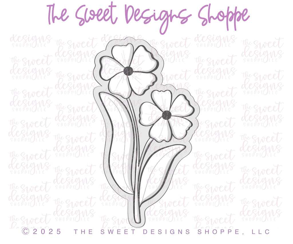 Cookie Cutters - Periwinkle for Bouquet - Cookie Cutter - The Sweet Designs Shoppe - TSDS - - ALL,Cookie Cutter,Leaves,Leaves and Flowers,mother,mothers,Mothers Day,Nature,Nurse,Promocode,STL,Teacher,Teacher Appreciation,Trees Leaves and Flowers,valentine,Valentine's,Wedding,Woodlands Leaves and Flowers